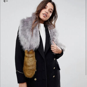 Chic River Island Faux Fur‎ Stole
